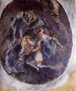 Jules Pascin Three younger girl oil painting
